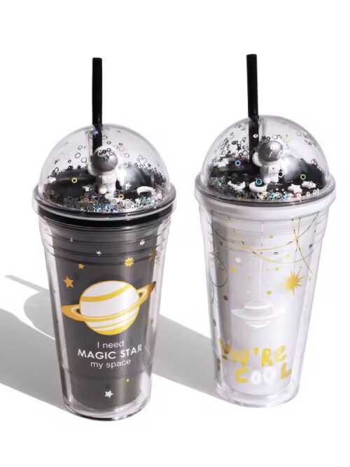Vaso astronauta glitter