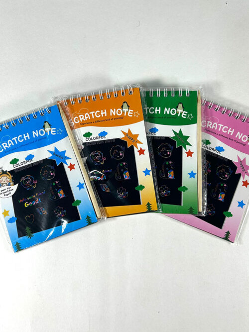 Libreta magica para raspar