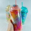 Vaso plastico tipo frappe