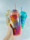 Vaso plastico tipo frappe