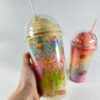 Vaso plastico tipo frappe