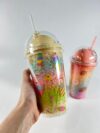 Vaso plastico tipo frappe