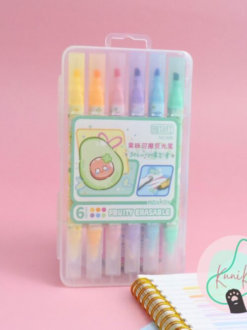 Marcadores pastel borrable con aroma