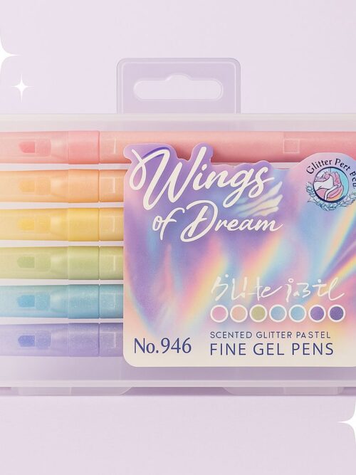 Lapiceras de gel con brillo