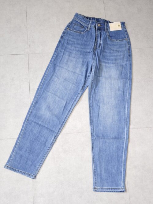 Jeans Mom Cintura Elastizada