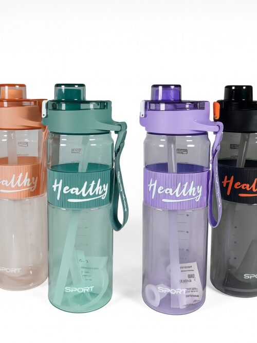 Botella healthy con medidor