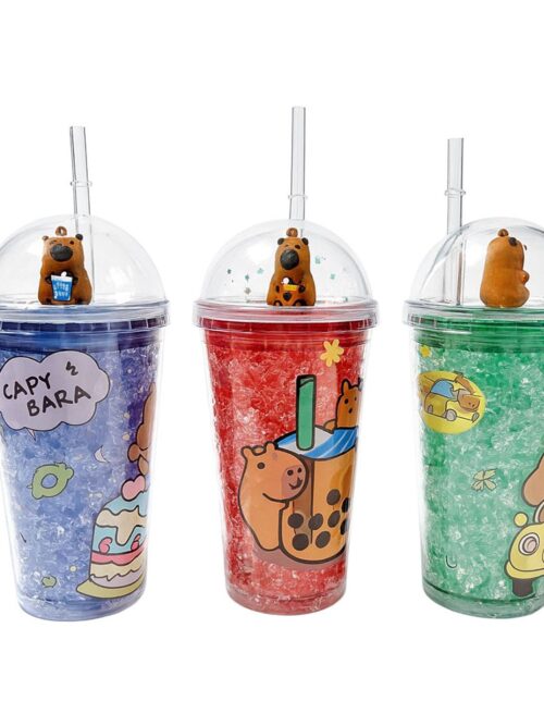 Vaso capibara con gel refrigerante