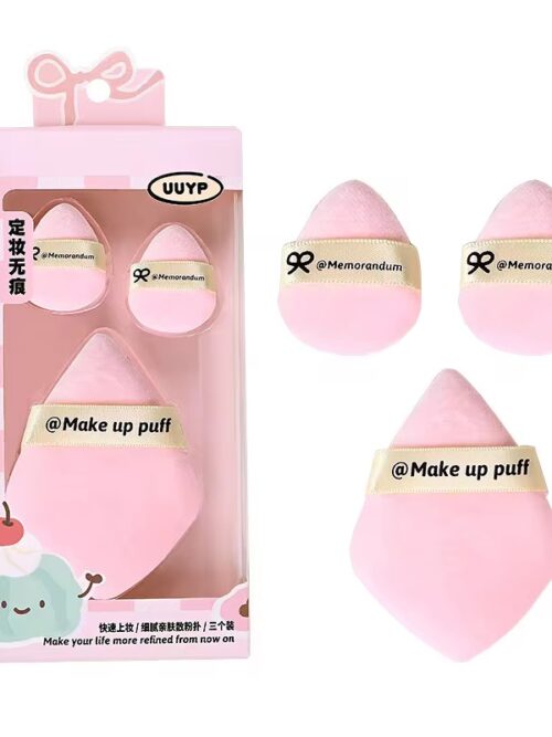 Set esponjas de maquillaje puff 3 en 1