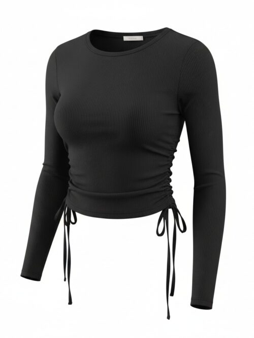 Remera manga larga de Morley con Frunse